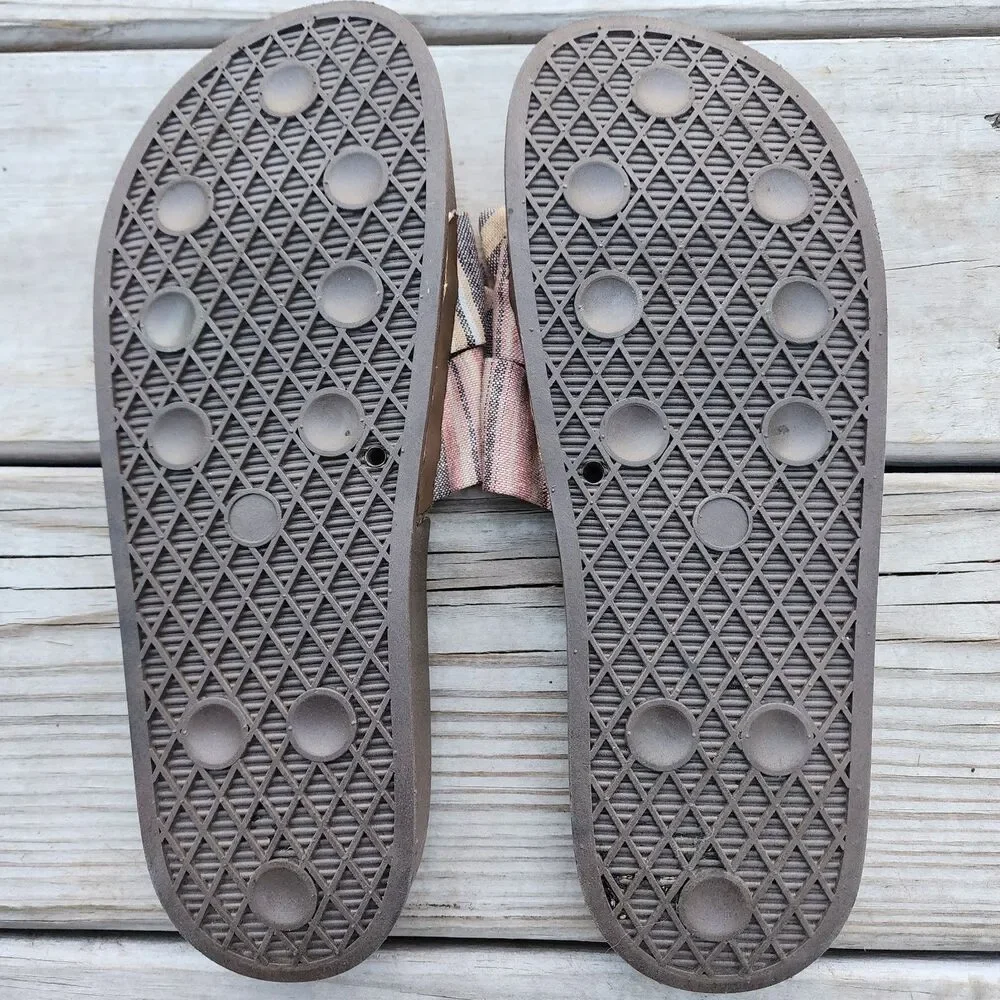 Corona Extra Womens Size 9-10 Sandals Flip Flops Slides Pink And Brown